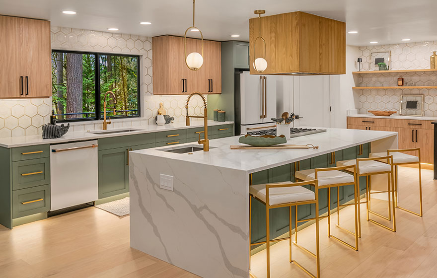 Green and Woodgrain Perfect Pairing - 10456