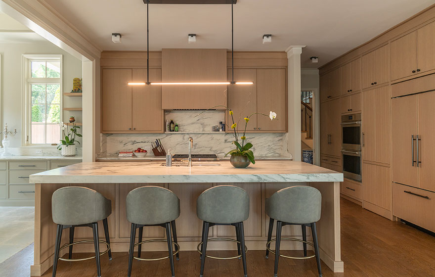 Beaded Edge Veneer Kitchen - 10478