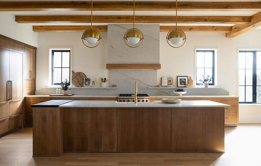 Rift White Oak Veneer Kitchen - 10479