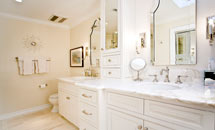 Revere 3/4&quot; (800) White Painted Bathroom - 10234