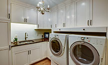 White Shaker 3/4&quot; (831) Laundry - 10299