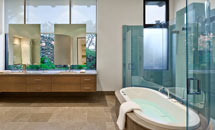 Rift White Oak Veneer Bathroom - 10259