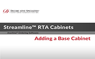 Streamline&#174; RTA Cabinets - Adding a Base Cabinet